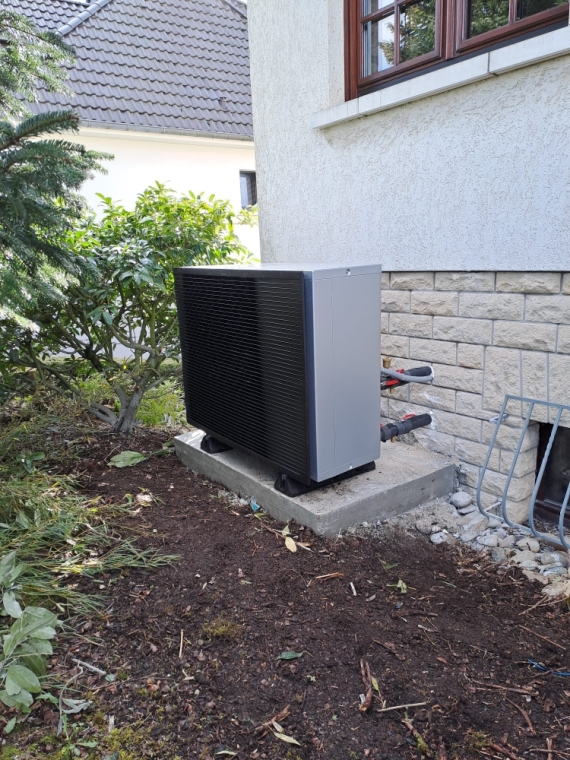 Installation d'une pompe à chaleur à Pétange, Luxembourg, ENR LUX