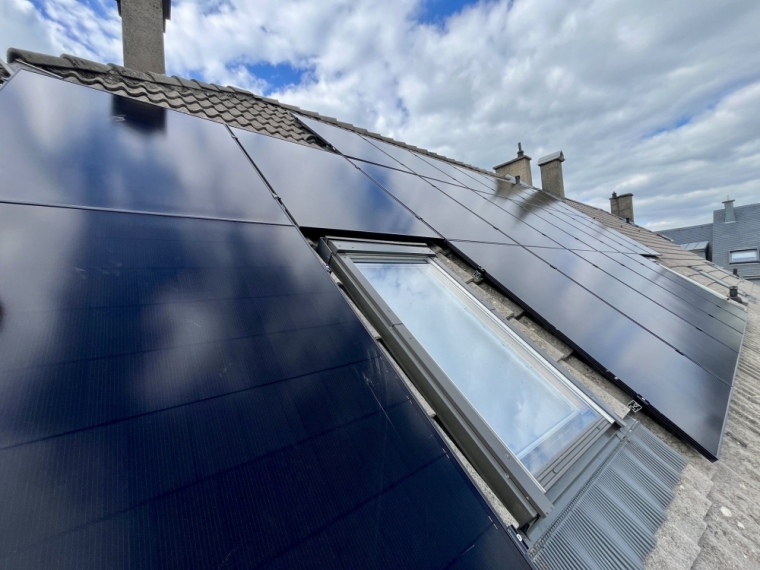 Installation photovoltaïque à Filsdorf, Luxembourg, ENR LUX