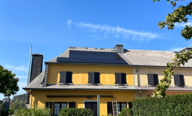 Panneaux photovoltaïques à Soleuvre Sanem, Luxembourg, ENR LUX