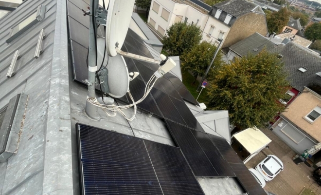 Panneaux photovoltaïques à Differdange , Luxembourg, ENR LUX