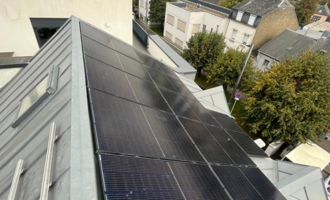 Panneaux photovoltaïques à Differdange , Luxembourg, ENR LUX