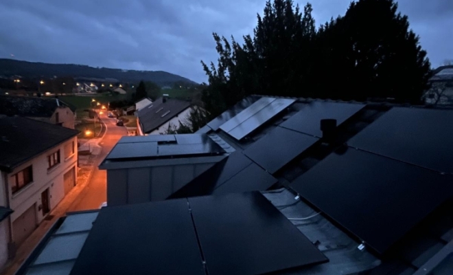 Panneaux photovoltaïques à Bous , Luxembourg, ENR LUX