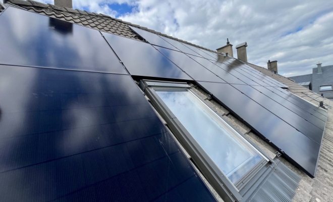 Installation photovoltaïque à Filsdorf, Luxembourg, ENR LUX